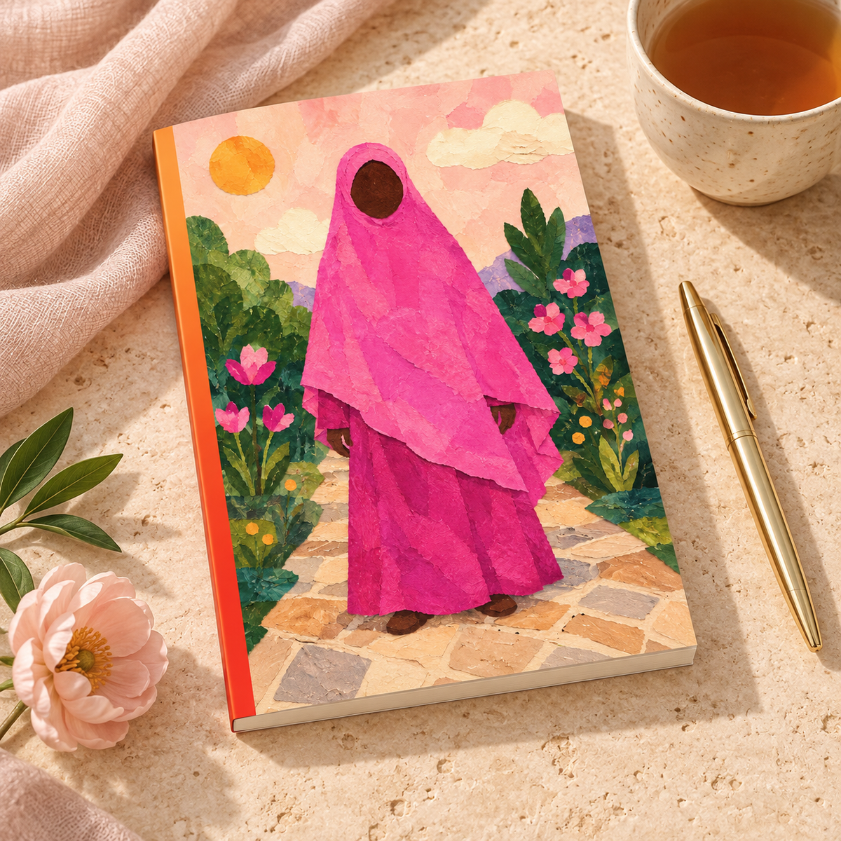 Lined African Muslima Notebook