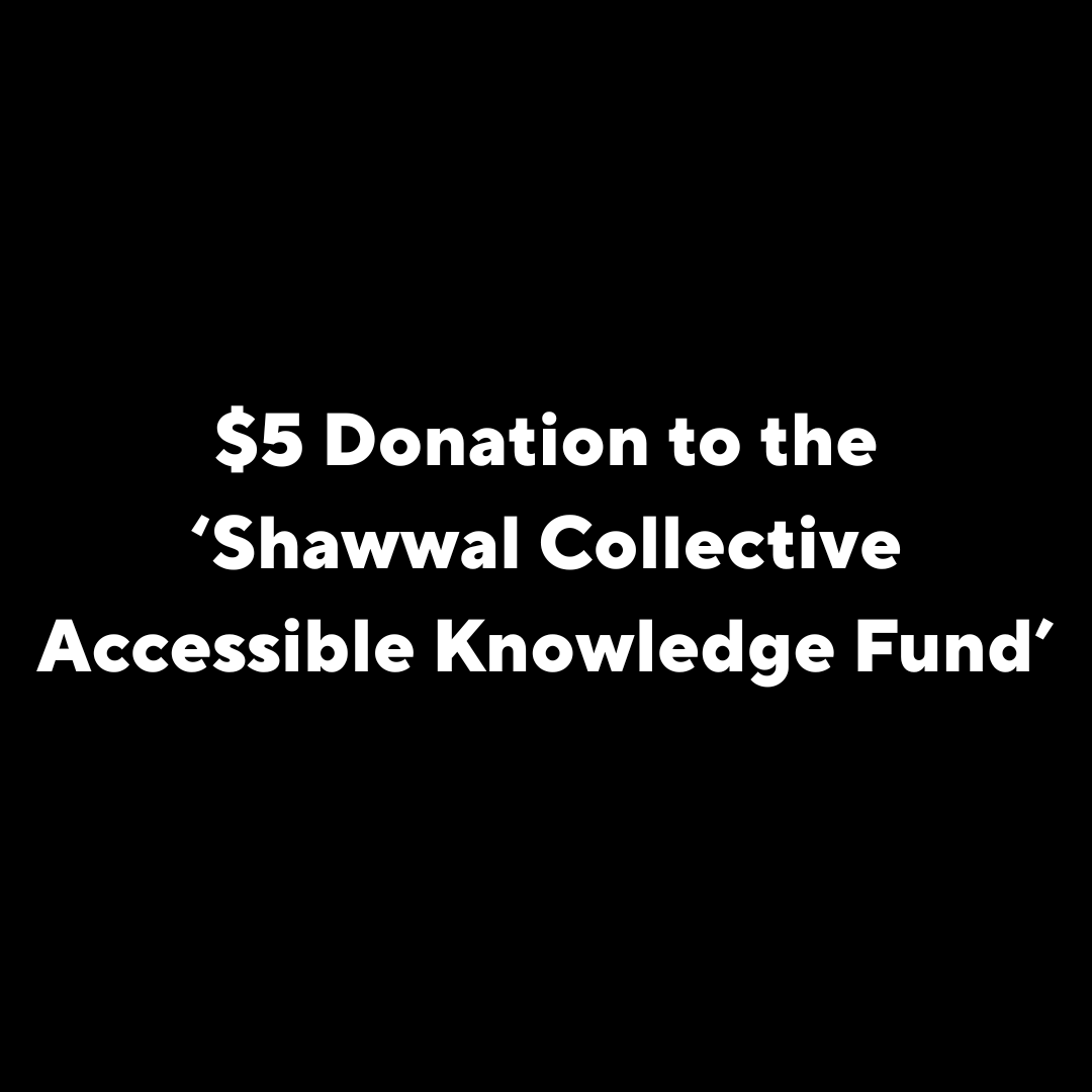 Donation to our Accessible Knowledge Fund ($5)